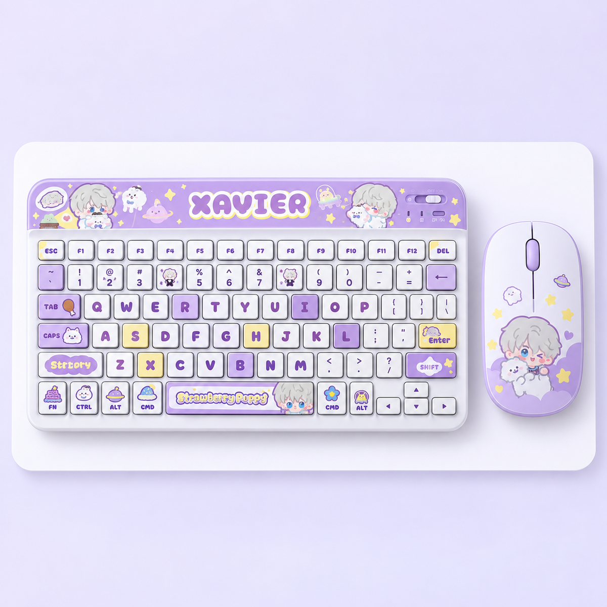 Mini Wireless Keyboard & Dual-Mode Mouse Set